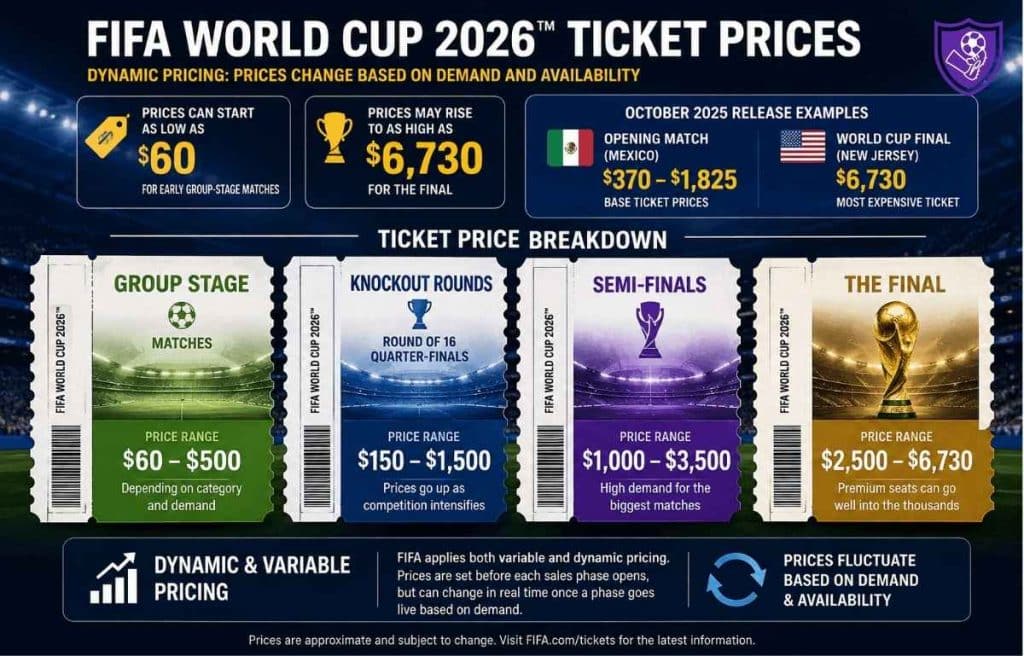 FIFA World Cup 2026 Tickets Cost